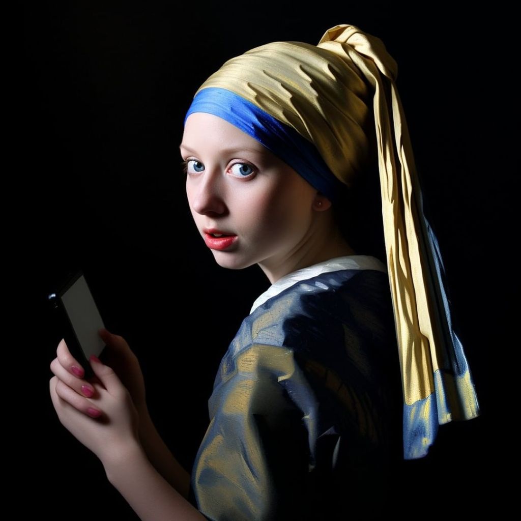 Modern Girl with a Pearl Earring
